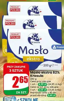 Dino Masło ekstra Krasula 82% oferta