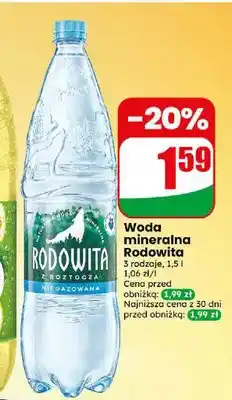 Dino Woda mineralna Rodowita oferta