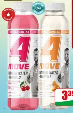 Dino Napój niegazowany witaminowy 4move Peach & Citrus flavour oferta