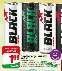 Dino Napój energetyzujący Black Zero Cukru oferta