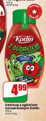 Dino Ketchup z ogórkiem konserwowym Kotlin oferta