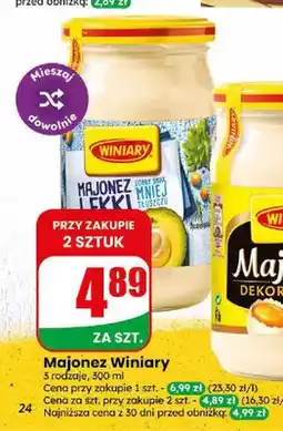 Dino Majonez lekki Winiary oferta