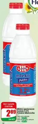 Dino Mleko spożywcze świeże Polskie Mlekovita 3,2% oferta