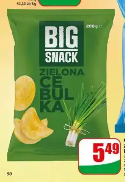 Dino Chipsy zielona cebulka Big Snack oferta