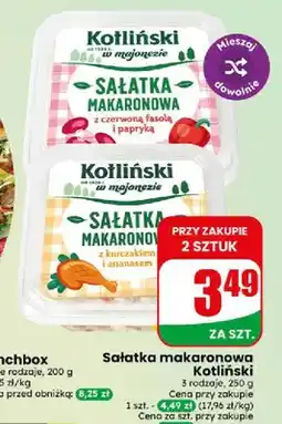 Dino Sałatka makaronowa z czerwoną fasolą i papryką Kotliński oferta