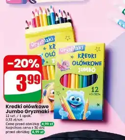Dino Kredki ołówkowe Jumbo Gryzmaki oferta