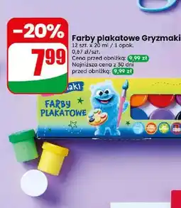 Dino Farby plakatowe Gryzmaki 12-pak oferta
