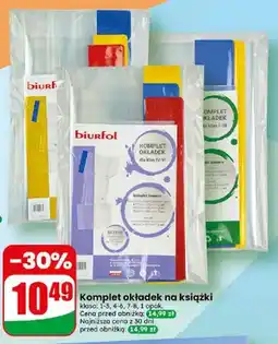 Dino Komplet okładek na książki klasa 1-3 Biurfol oferta