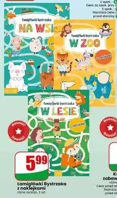 Dino Łamigłówki Bystrzaka z naklejkami oferta