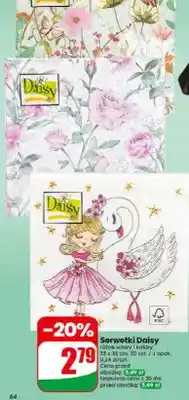 Dino Serwetki Daisy 33x33 cm oferta