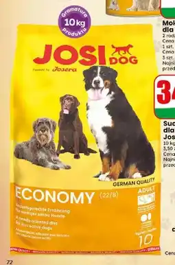 Dino Sucha karma dla psa z drobiem JosiDog Economy oferta