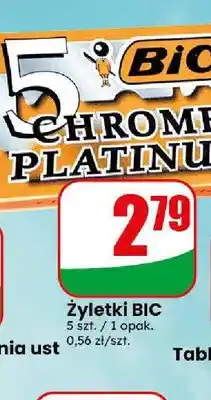 Dino Żyletki BIC Chrome Platinum oferta