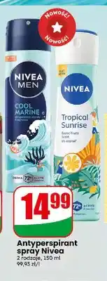 Dino Antyperspirant spray Nivea Men Cool Marine oferta