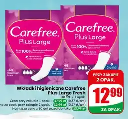 Dino Wkładki higieniczne Carefree Plus Large Fresh oferta