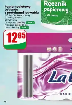 Dino Papier toaletowy LaVenda z proteinami jedwabiu 10-pak oferta