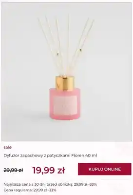 Dyfuzor zapachowy z patyczkami Floren 40 ml home & you
