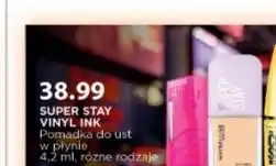 Drogerie Laboo Pomadka do ust w płynie Super Stay Vinyl Ink Maybelline oferta