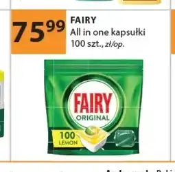 Drogerie Laboo Kapsułki do zmywarki All in One Fairy oferta