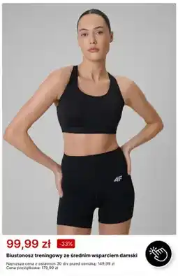 4F Biustonosz treningowy ze średnim wsparciem damski 4F oferta