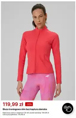 4F Bluza treningowa slim bez kaptura damska 4F oferta