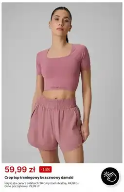 4F Crop top treningowy bezszwowy damski 4F oferta