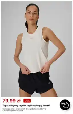 4F Top treningowy regular szybkoschnący damski 4F oferta