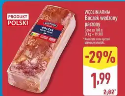ALDI Wędliniarnia Boczek wędzony parzony oferta