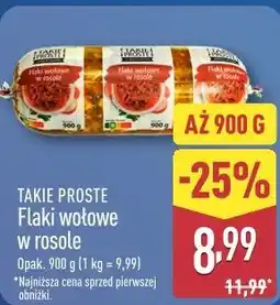 ALDI Takie Proste Flaki wołowe w rosole oferta