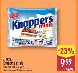 ALDI STORCK Knoppers minis oferta