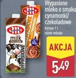 ALDI Wypasione mleko o smaku cynamonki/czekoladowe oferta