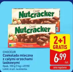 ALDI Choceur Czekolada mleczna z całymi orzechami laskowymi oferta