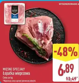 ALDI Łopatka wieprzowa Mięsne Specjały oferta