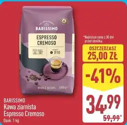 ALDI Kawa ziarnista Espresso Cremoso BARISSIMO oferta