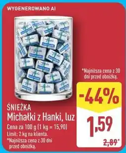 ALDI Michałki z Hanki luz Śnieżka oferta