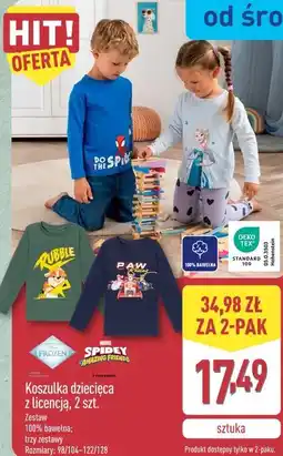 ALDI Koszulka dziecięca z licencją, 2 szt oferta