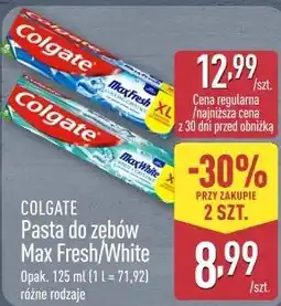 ALDI Colgate Pasta do zębów Max Fresh/White oferta