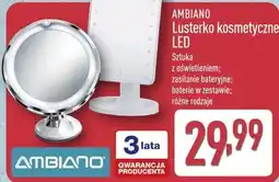 ALDI AMBIANO Lusterko kosmetyczne LED oferta