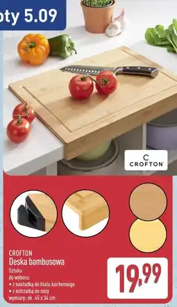 ALDI CROFTON Deska bambusowa oferta