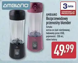 ALDI AMBIANO Bezprzewodowy przenośny blender oferta