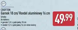 ALDI CROFTON Garnek 18 cm/ Rondel aluminiowy 16 cm oferta