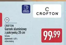 ALDI CROFTON Garnek aluminiowy z pokrywką 28 cm oferta