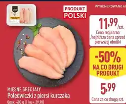 ALDI Polędwiczki z piersi kurczaka Mięsne Specjały oferta