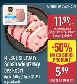 ALDI Schab wieprzowy bez kości w plastrach Mięsne Specjały oferta