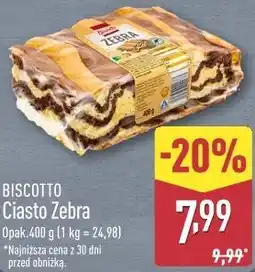 ALDI Biscotto Ciasto Zebra oferta