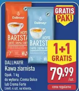 ALDI Dallmayr Kawa ziarnista Home Barista oferta