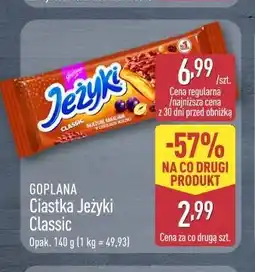ALDI Goplana Ciastka Jeżyki Classic oferta