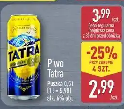 ALDI Piwo Tatra oferta