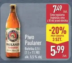 ALDI Piwo Paulaner oferta