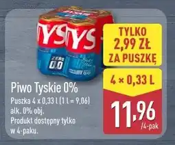 ALDI Piwo Tyskie 0% oferta