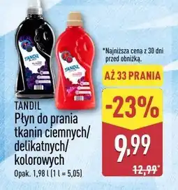 ALDI Płyn do prania tkanin oferta